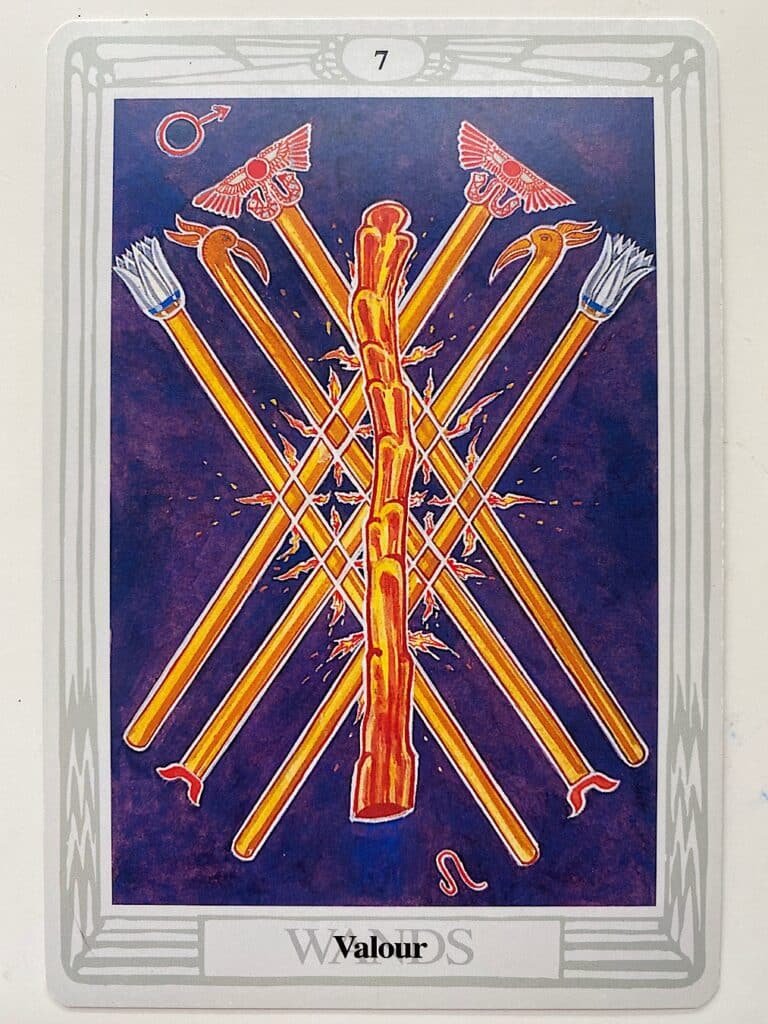 Seven of Wands thoth