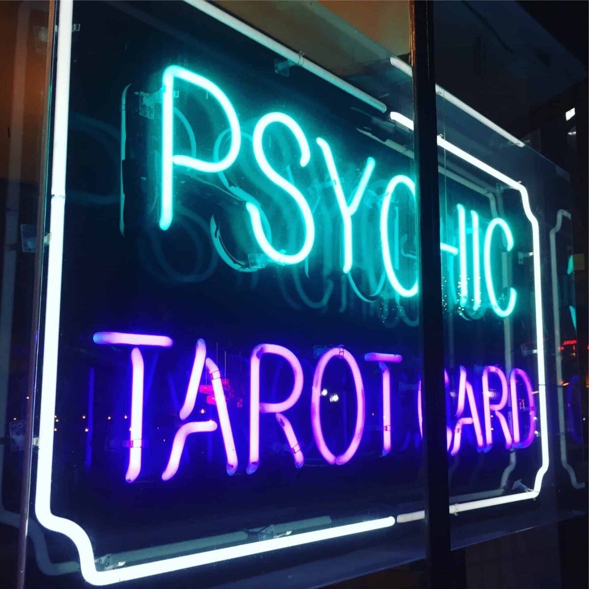 Psychic tarot card sign
